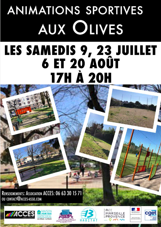 Animations sportives aux Olives